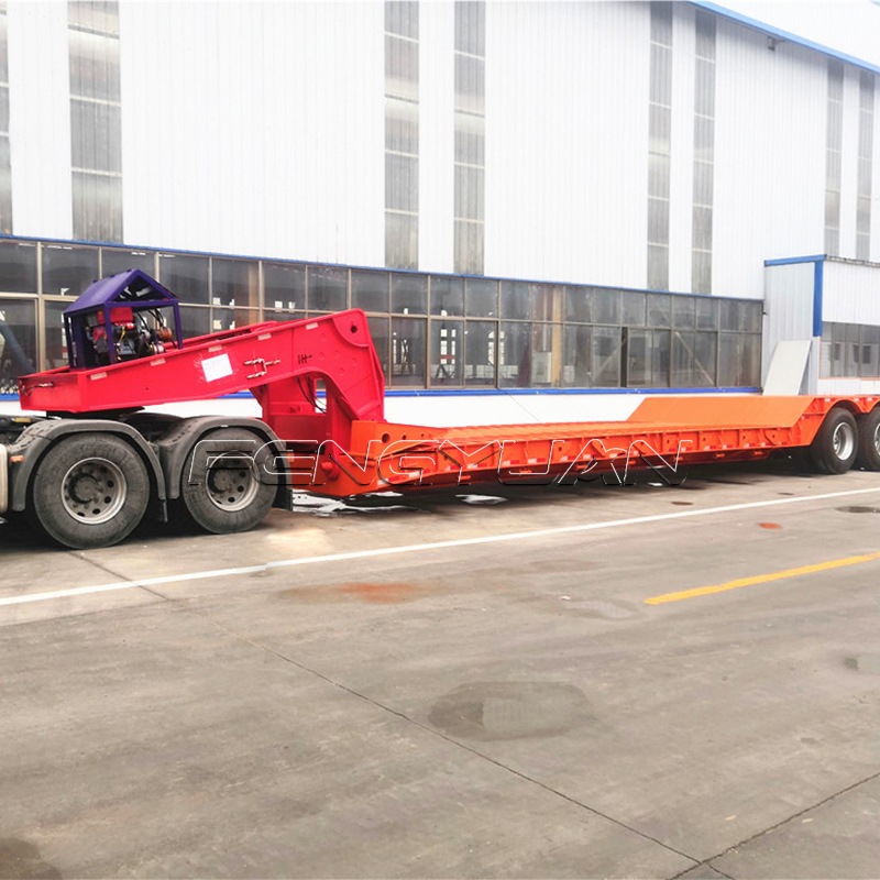 Gooseneck Lowbed Semi Trailer