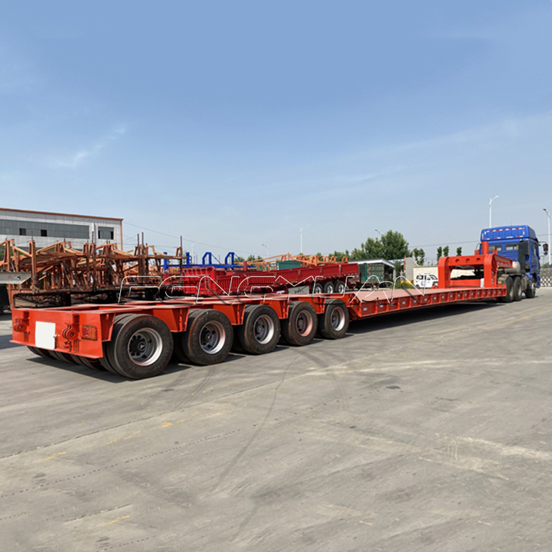 Lowbed Semi Trailers For Excavator Transport