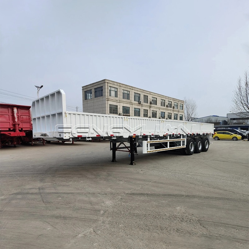 3 Axle Side Wall Semi Trailer